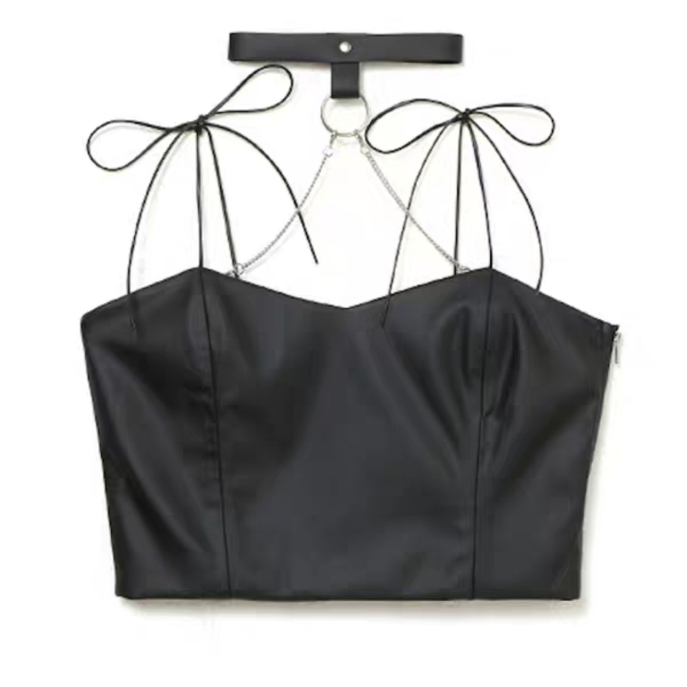 PU tank top with choker